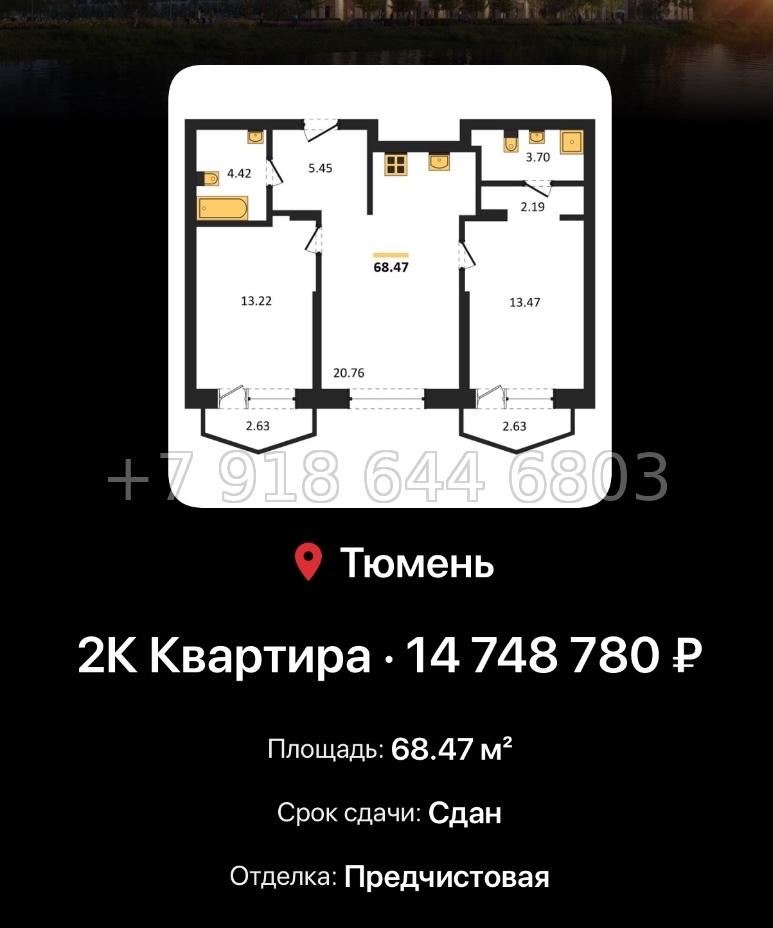 № 3. Европейский берег 2.0 Тюмень  - миниатюра 59