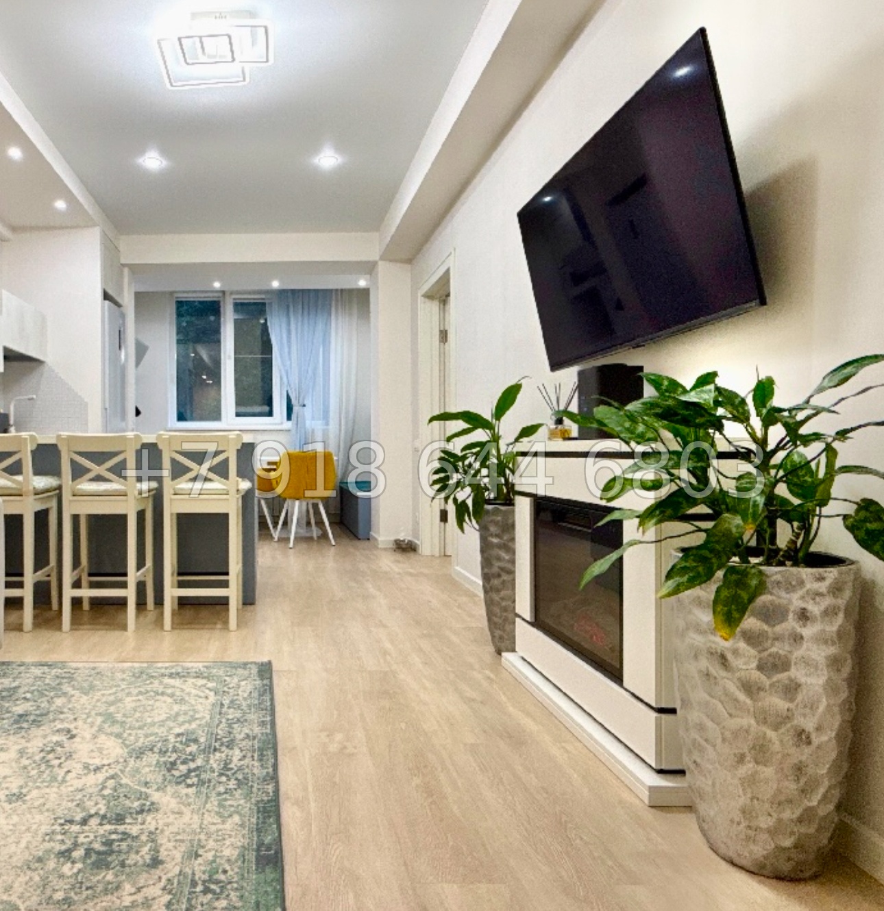 № 425 р. Квартира двухкомнатная с бассейном на крыше в Сочи  - миниатюра 4