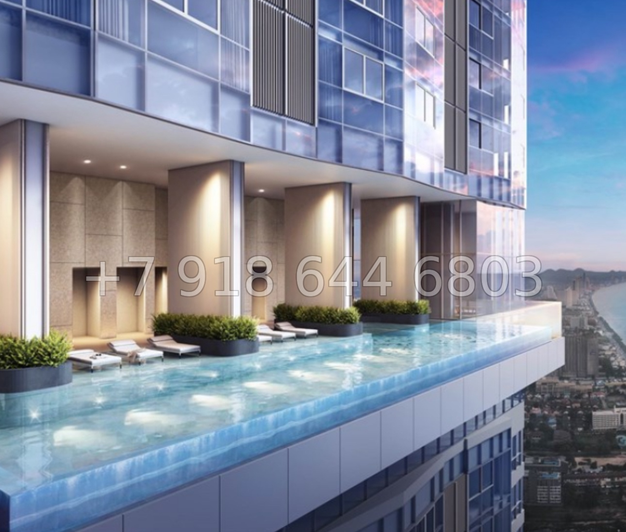 № 10. SKYPARK LUCEAN JOMTIEN PATTAYA Lunique Real Estate Co., Itd Джомтьен пляж район - миниатюра 3
