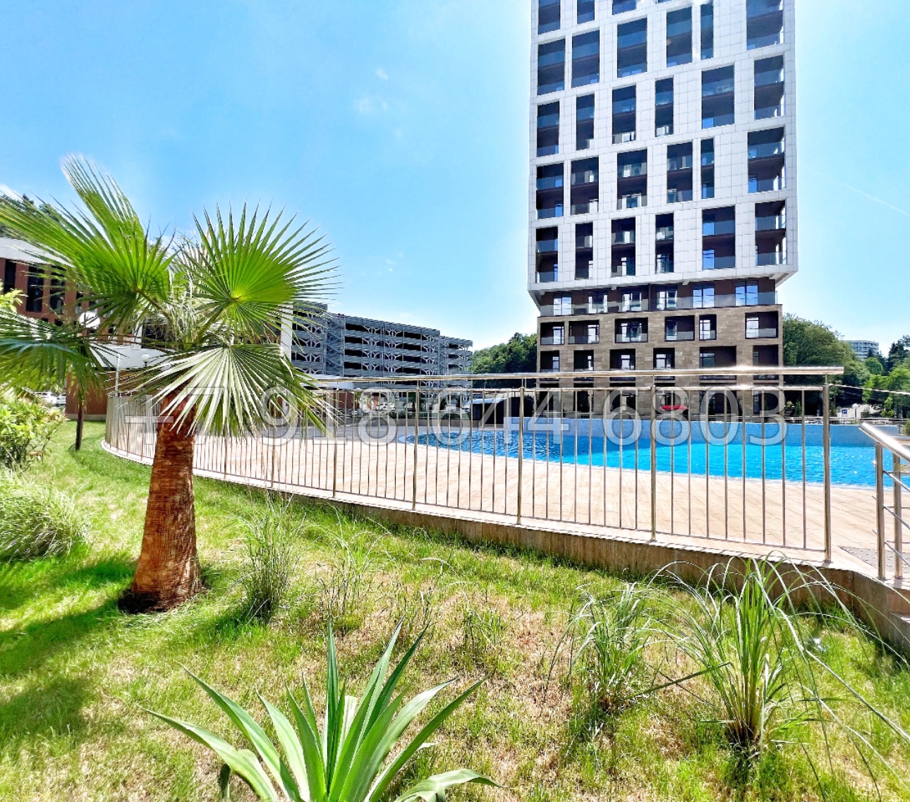 № 334 Р. Квартира без отделки в ЖК Аллея Парк Сочи Дагомыс  - миниатюра 2