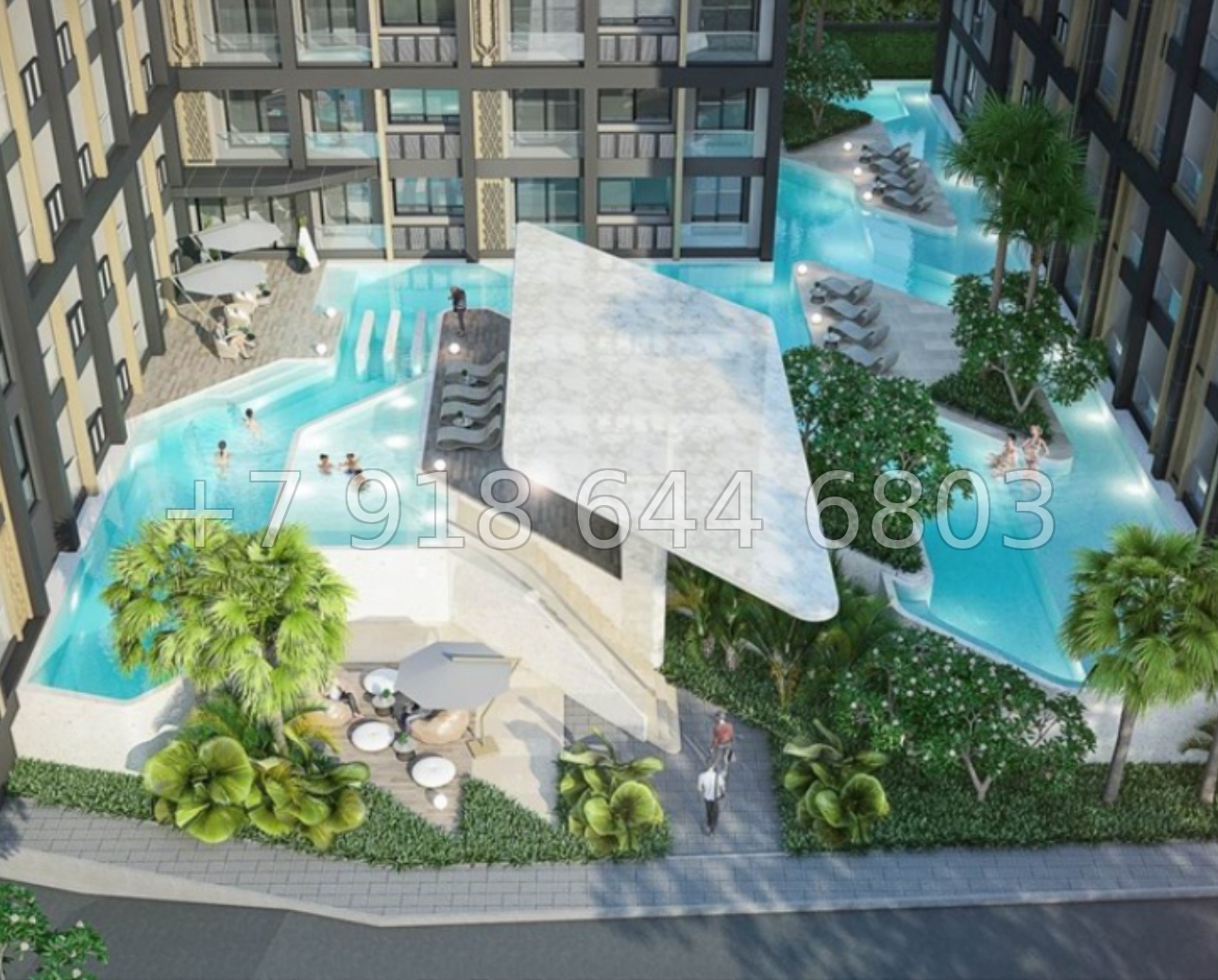 № 9. Pristine Park 3 Dusit Group Джомтьен пляж р-н - миниатюра 6