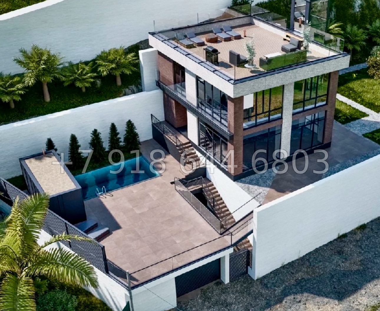 № 190 Б. Дом в Сочи с красивым видом - миниатюра 8