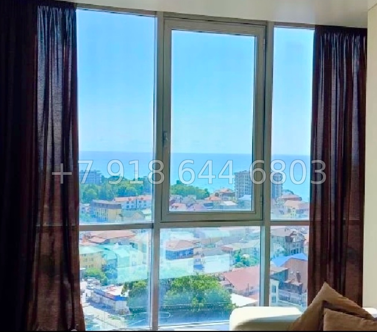 № 462 р. С видом на море квартира в Адлере  - миниатюра 1