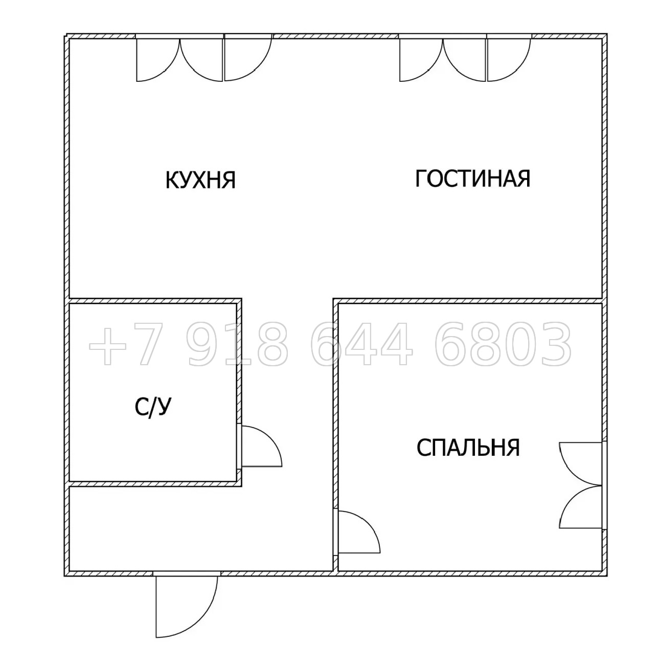 № 830. Квартира с хорошим ремонтом в Сочи  - миниатюра 18