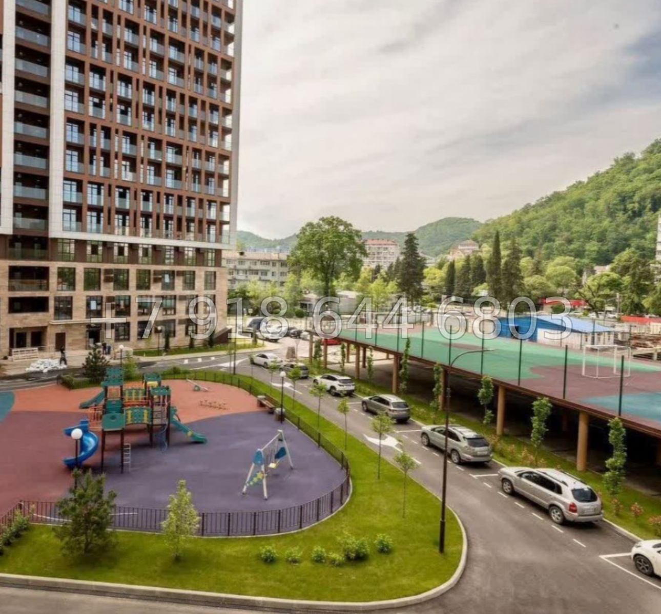 № 386 р. Трёхкомнатная квартира в ЖК Аллея Парк Сочи Дагомыс  - миниатюра 18