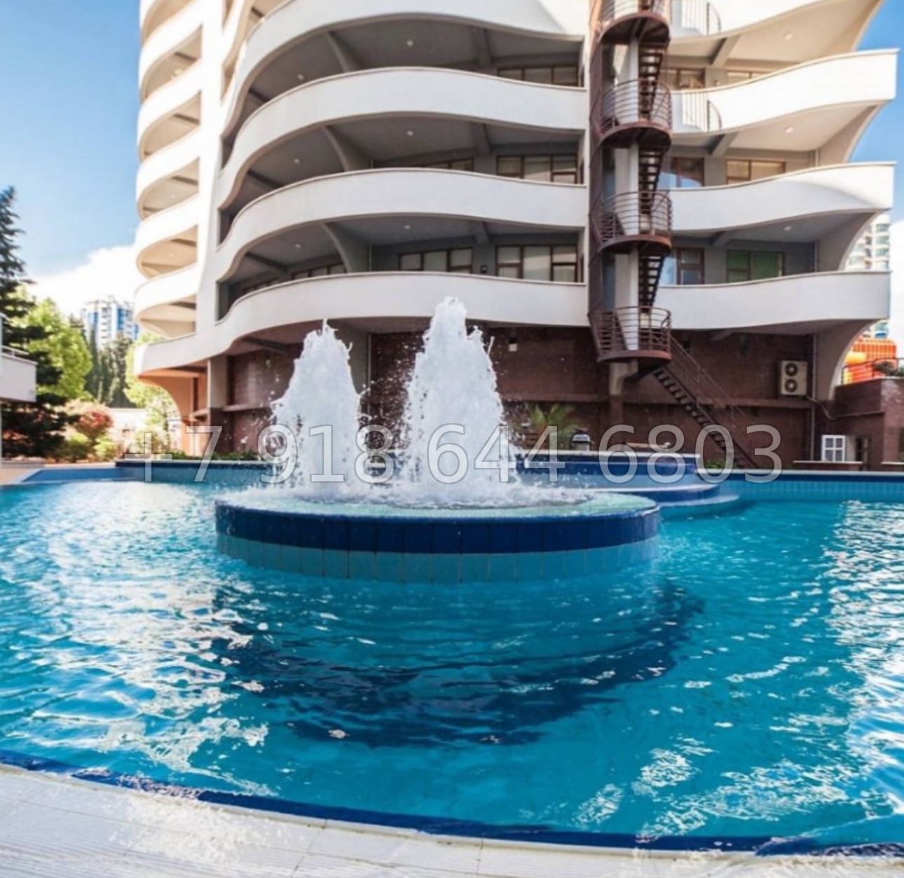 № 54 е. Квартира у моря . Район Золотого Треугольника Сочи  - миниатюра 22