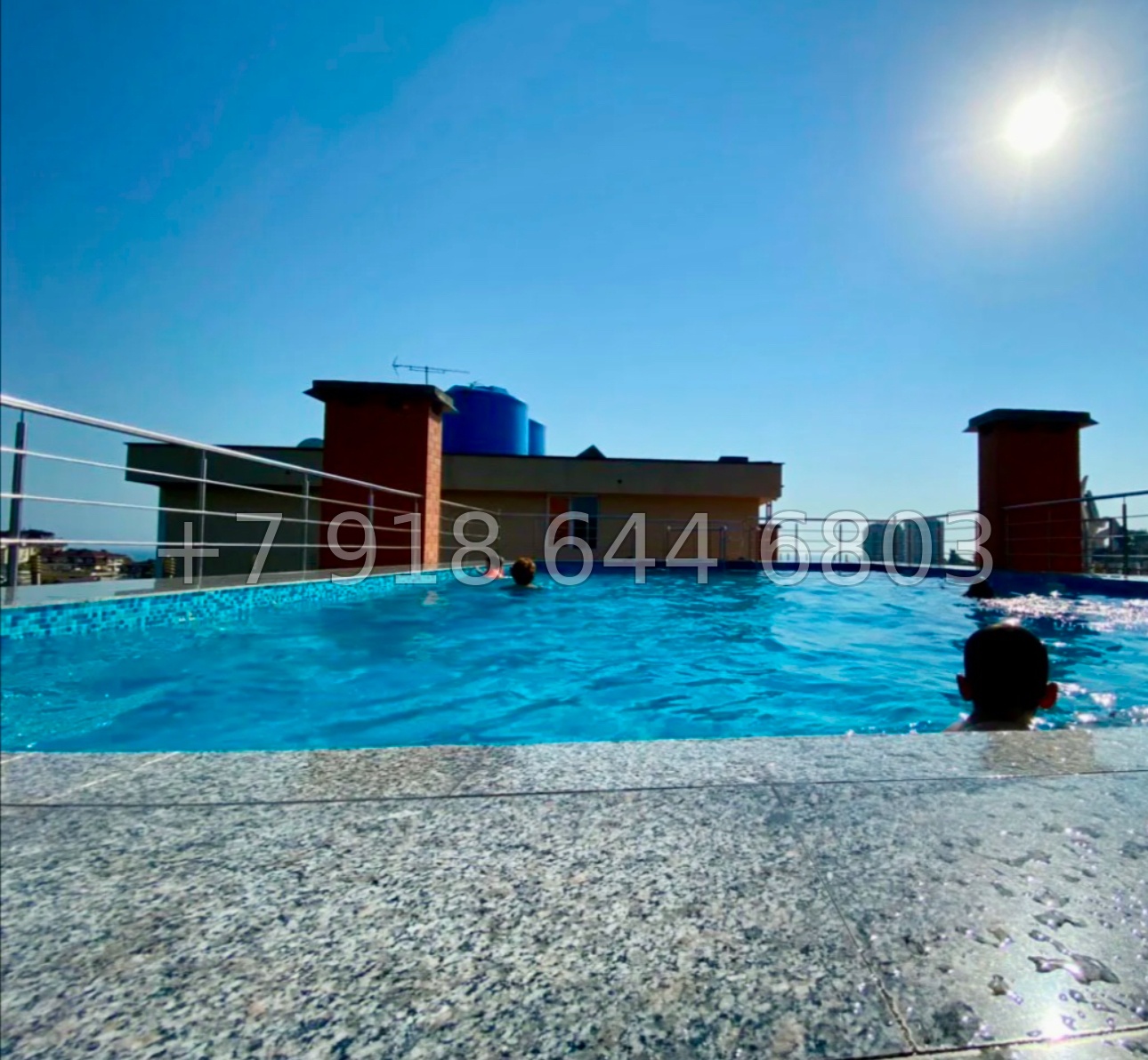 № 425 р. Квартира двухкомнатная с бассейном на крыше в Сочи  - миниатюра 36