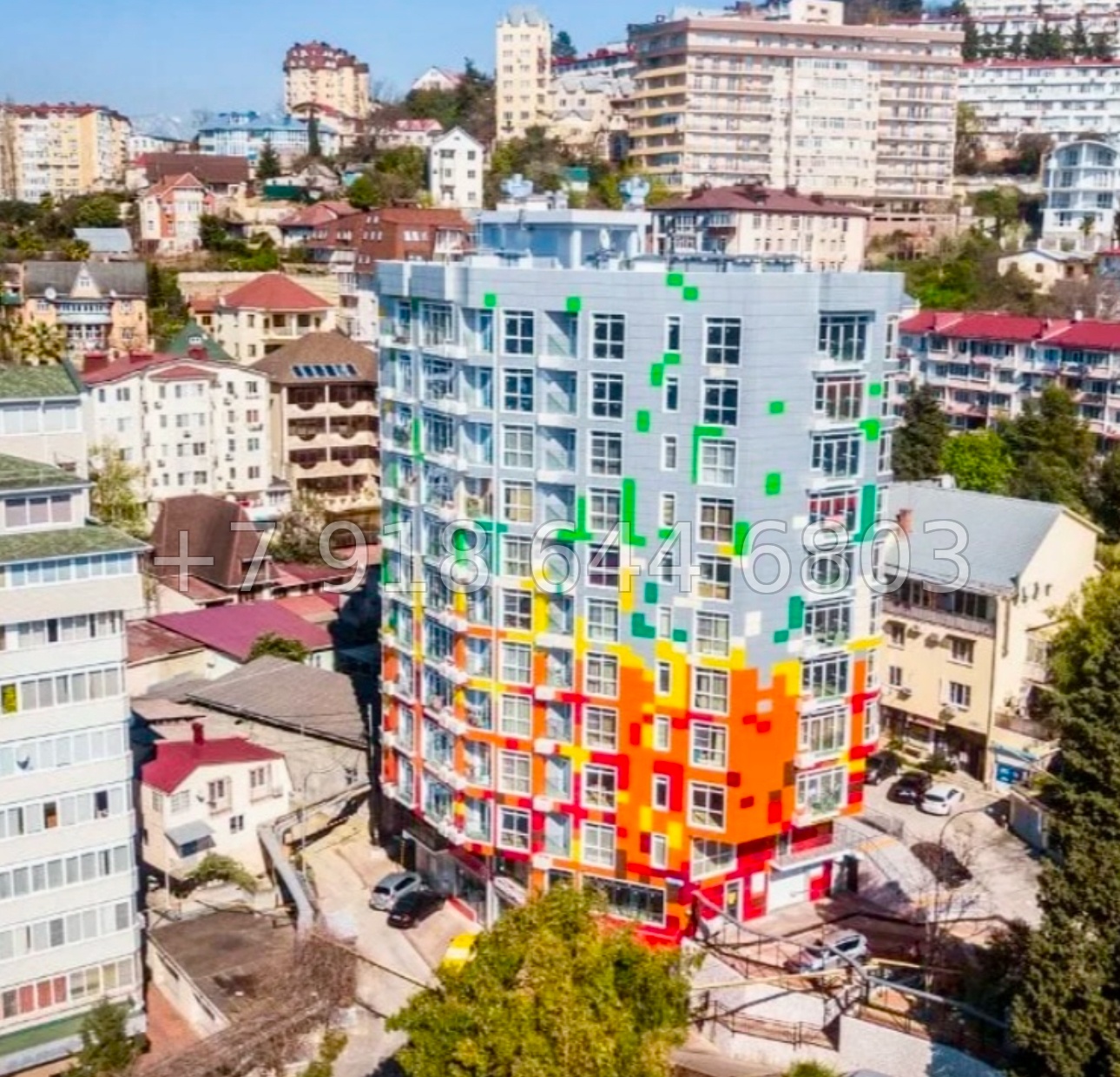 № 393 р. Квартира в центре города Сочи ЖК Маэстро  - миниатюра 16