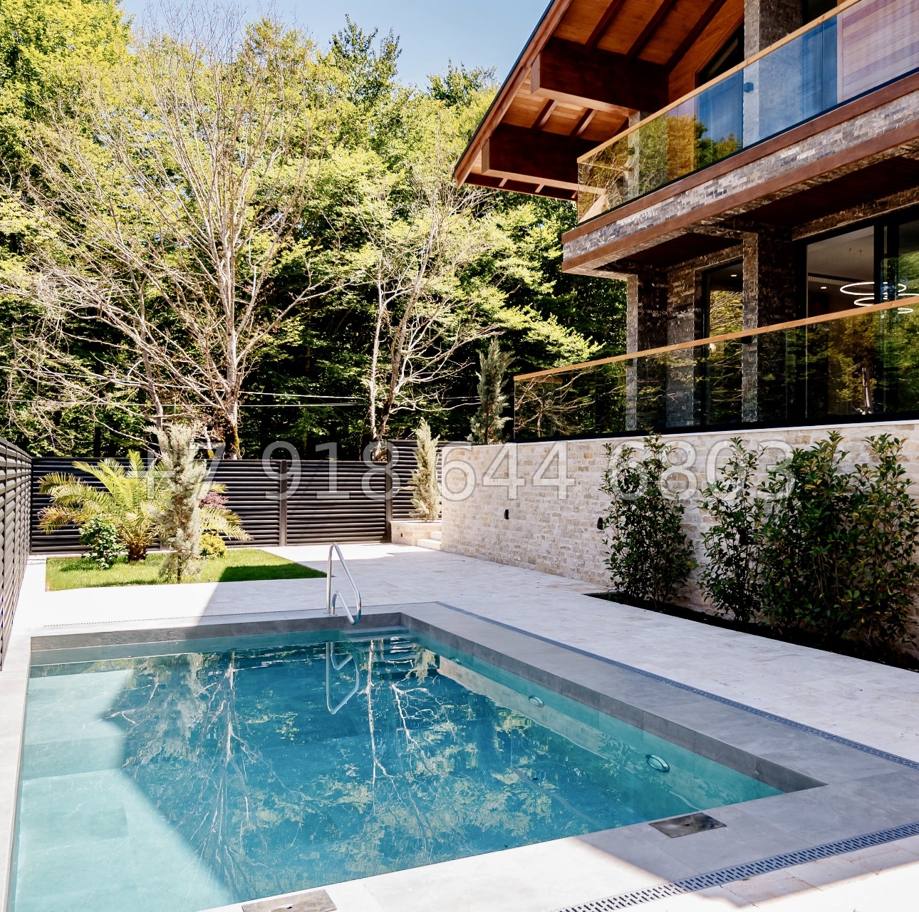 № 25В. Роскошный дом из бруса в городе Сочи с бассейном  - миниатюра 64