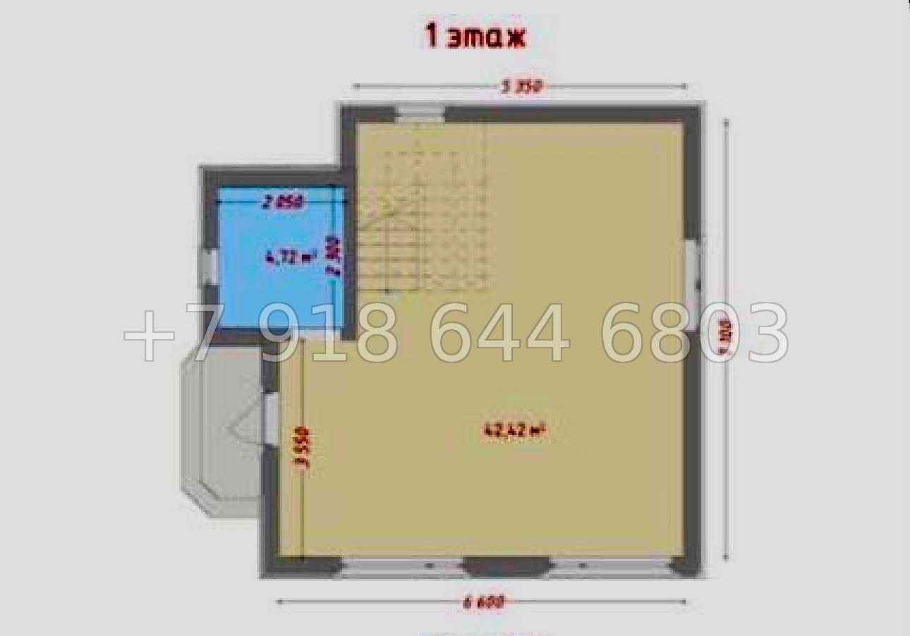 № 87 Б. Дом с видом на Олимпийский парк. Современный дом в Адлере  - миниатюра 13