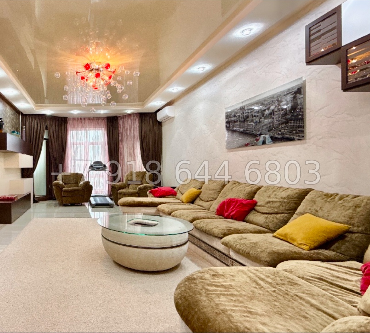 № 454 р. Квартира площадь 170 м2. Центр города Сочи  - миниатюра 32