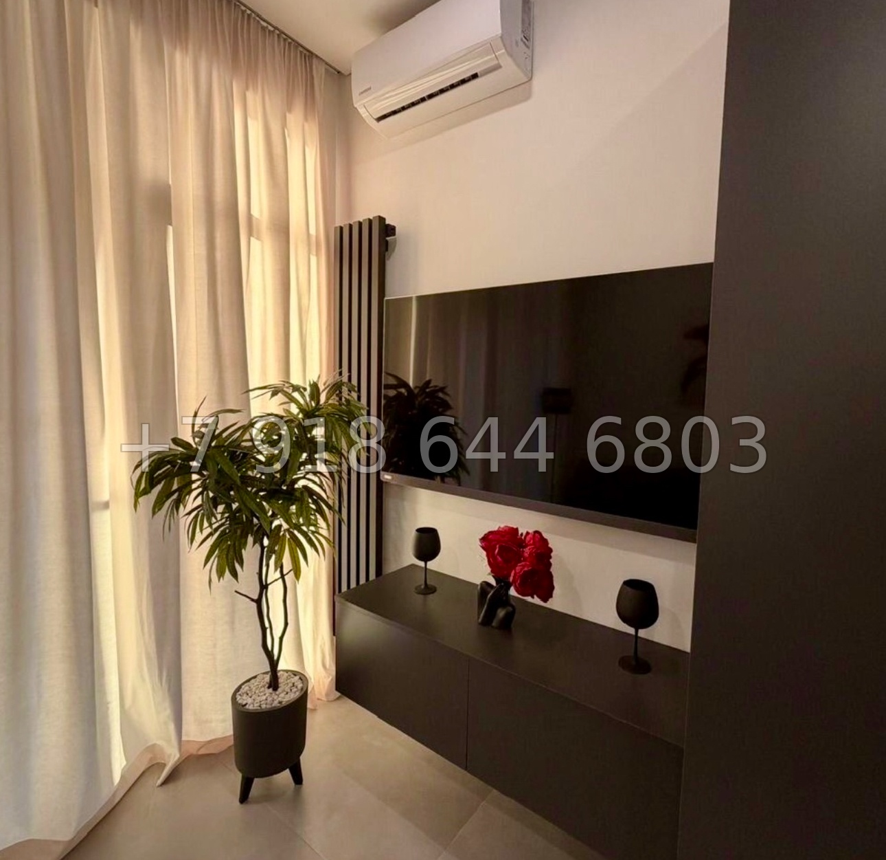 80р. Квартира с видом на закат. ЖК Аллея Парк Сочи Дагомыс  - миниатюра 2