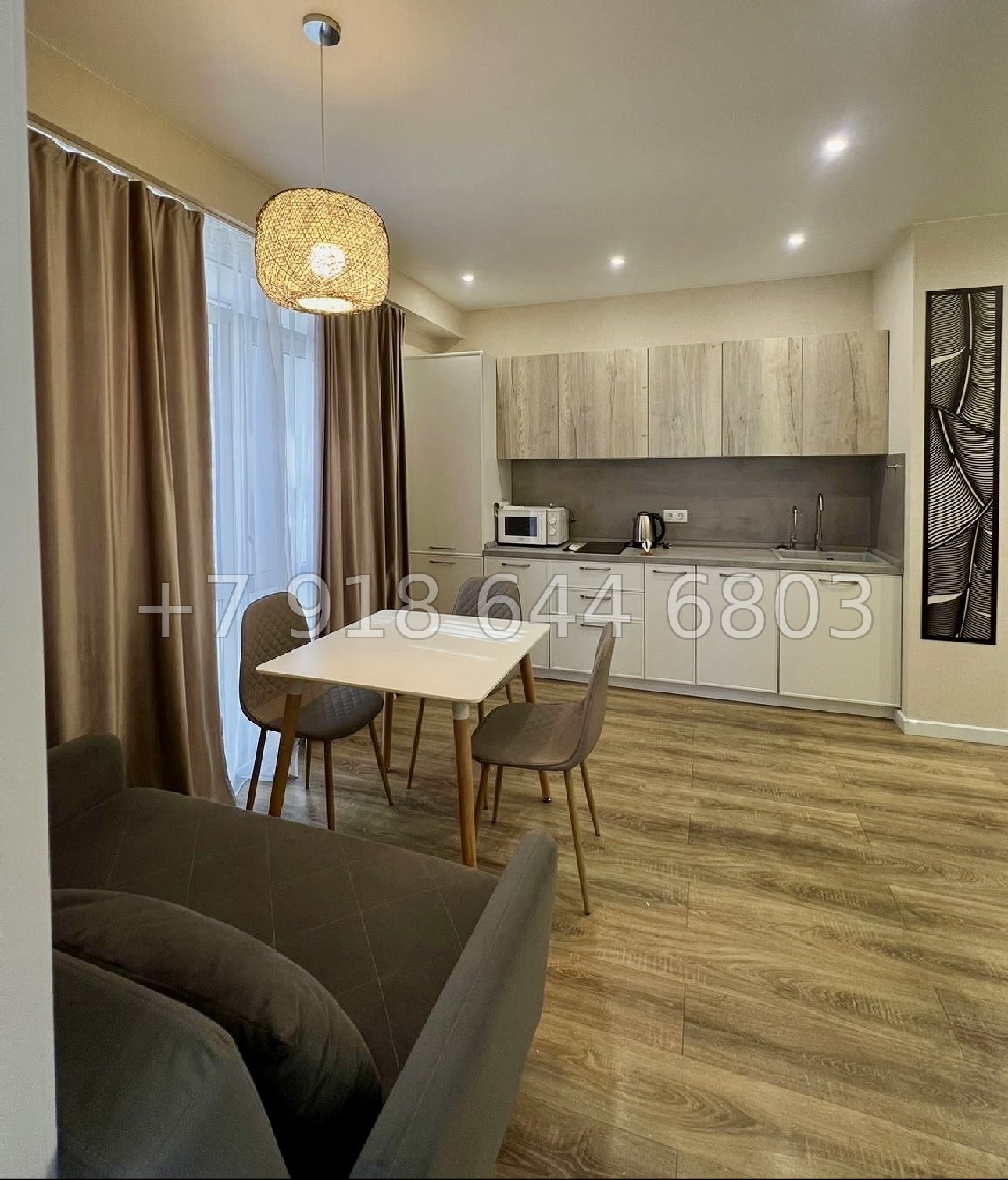 № 118 р. Квартира в новом хорошем доме. Хороший ремонт. ЖК Новая Заря Сочи - миниатюра 3