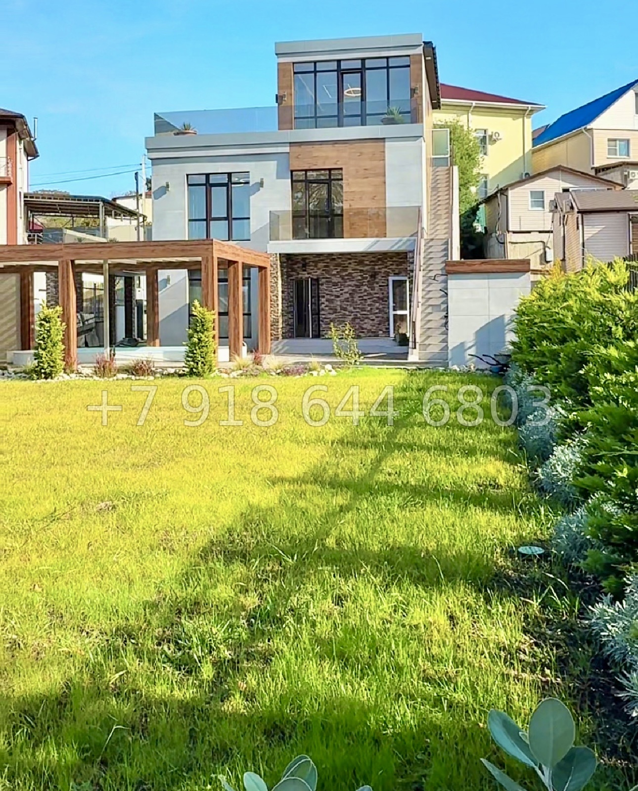 № 68 в. Дом в топовой локации Адлера. Дом с бассейном  - миниатюра 1