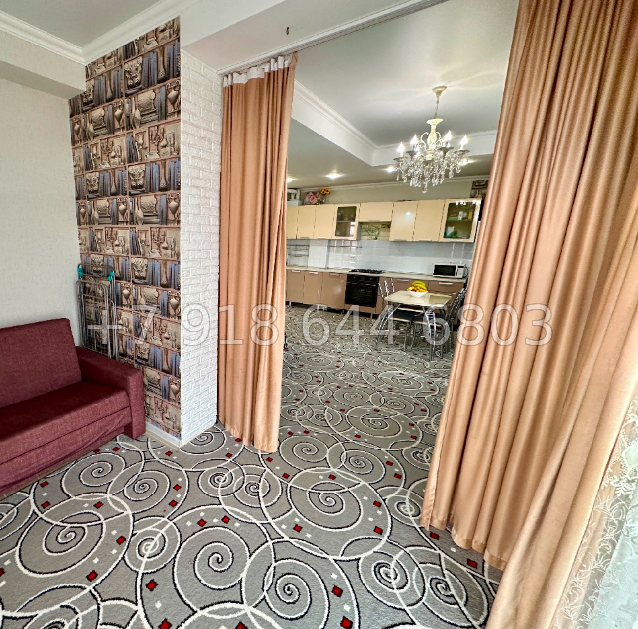 № 254 р. Трёхкомнатная квартира у моря в Сочи  - миниатюра 12