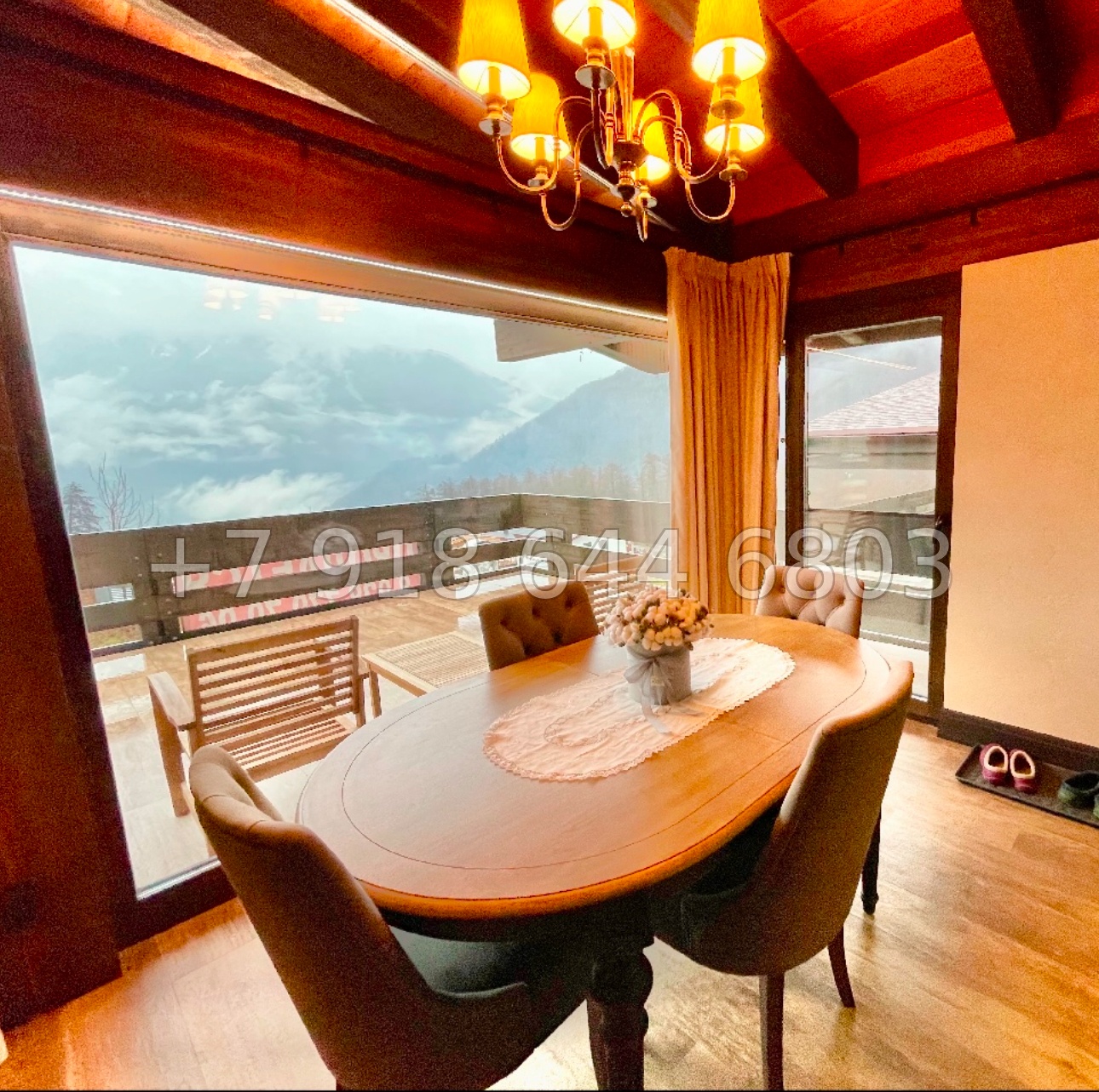 № 42 м. Дом на Красной Поляне. Вид на горы - миниатюра 1