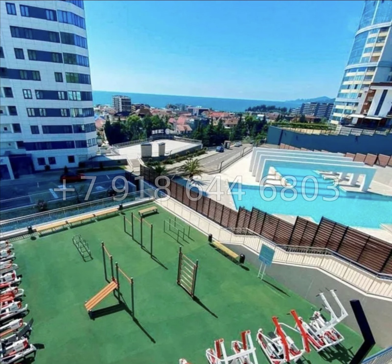 № 462 р. С видом на море квартира в Адлере  - миниатюра 29