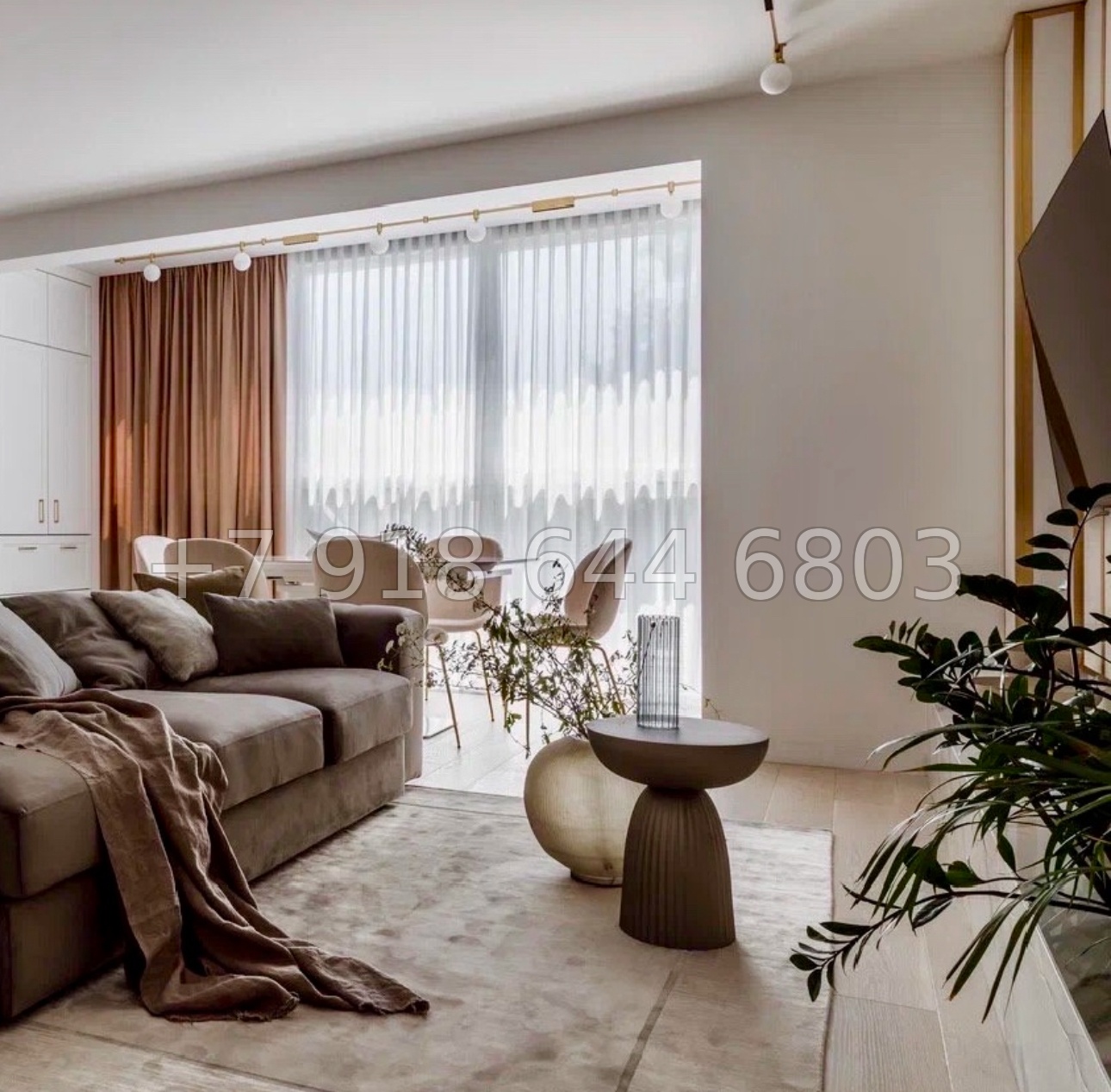 № 15е. Трёхкомнатная квартира в центре города Сочи на улице Роз. ЖК Роз Дель Мар - миниатюра 2