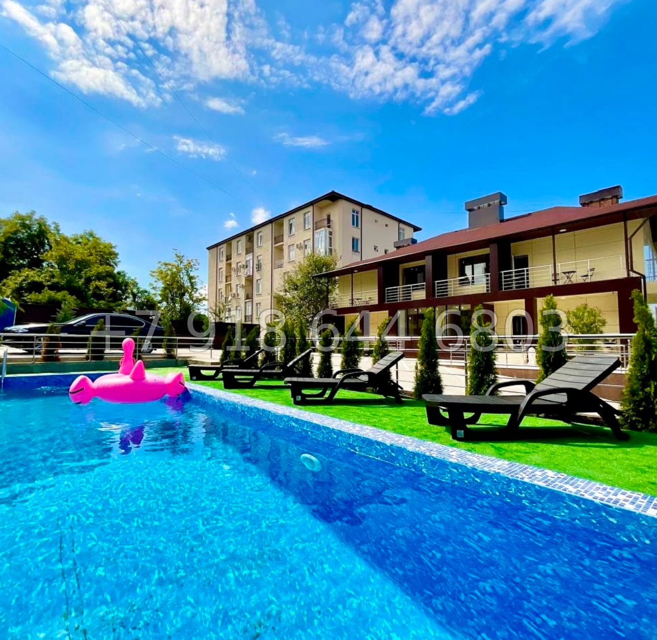 № 54 х. Жилье в Адлере с бассейном  - миниатюра 1