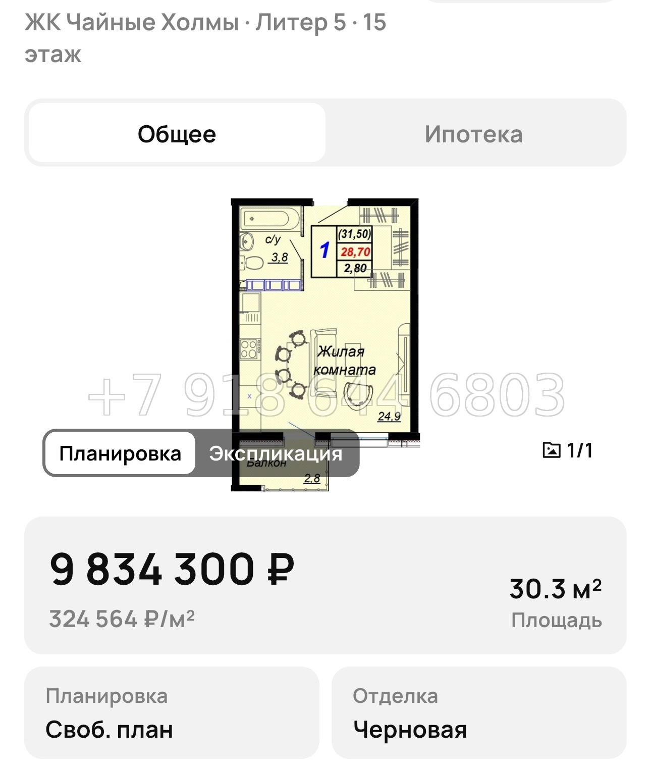 № 10. ЖК Чайные Холмы Сочи Дагомыс  - миниатюра 40