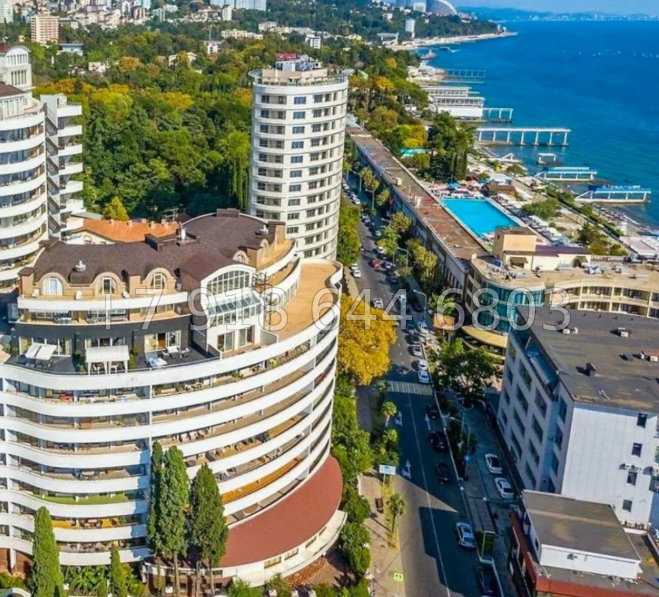 № 54 е. Квартира у моря . Район Золотого Треугольника Сочи  - миниатюра 21