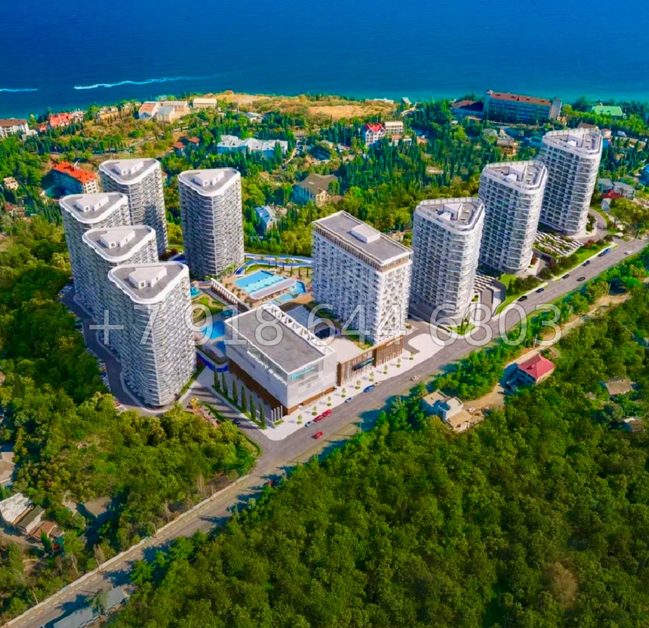 № 2ю. Алушта. Выгодные апартаменты АК Крымская Резиденция  - миниатюра 25