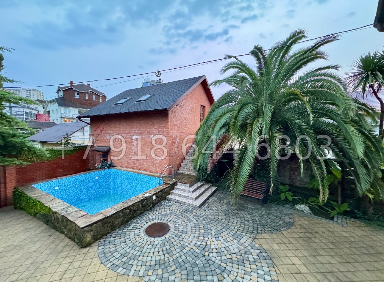 № 52 в. Дом в центре города Сочи с бассейном  - миниатюра 25