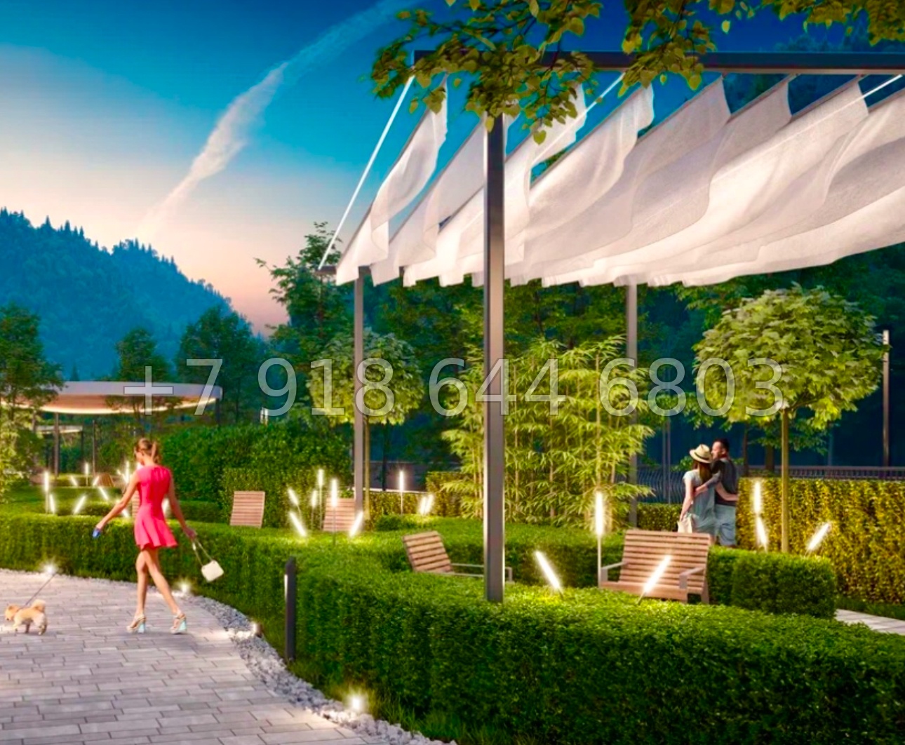 № 1 у. Квартиры в ЖК Светский Лес Сочи - миниатюра 8