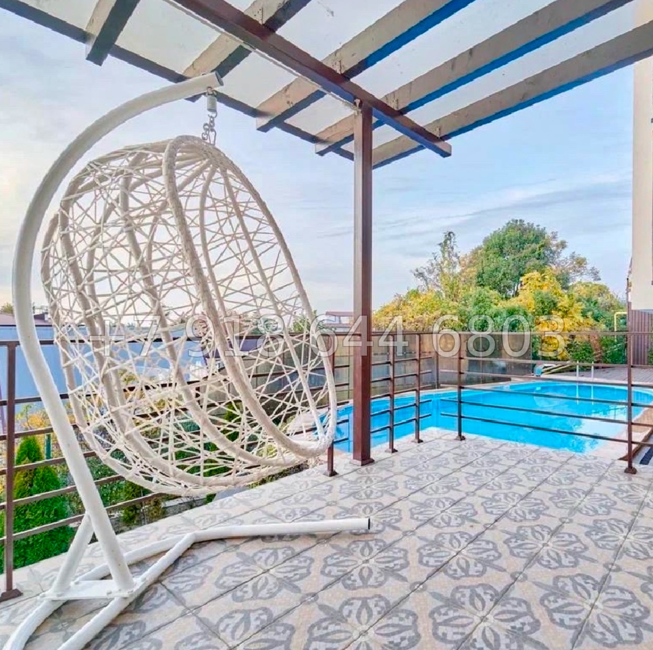 № 75в. Вилла в средиземноморском стиле в Адлере с бассейном  - миниатюра 6