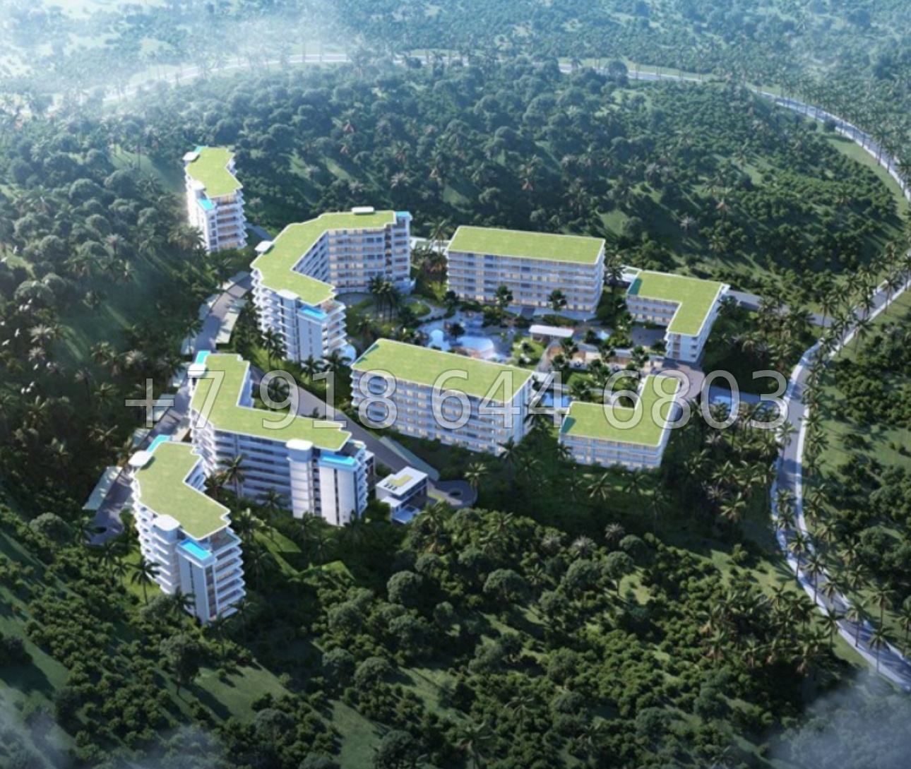 № 3. Пхукет AYANA Heights Seaview Residence T.H. Group Phuket Co., Ltd Банг Тао пляж район - миниатюра 23