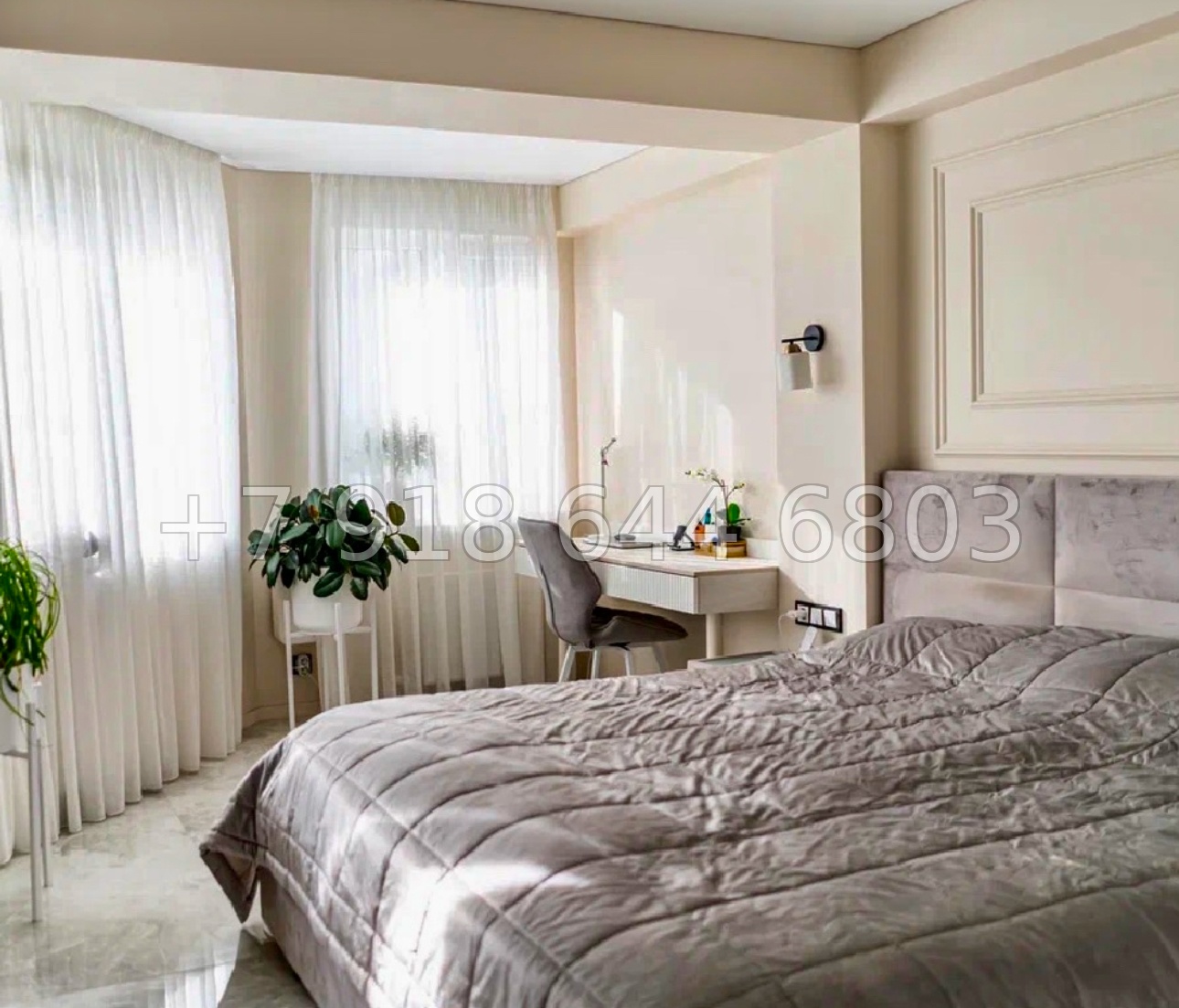 № 129р. Трёхкомнатная Квартира с хорошим ремонтом в Сочи ЖК Министерские озера  - миниатюра 4