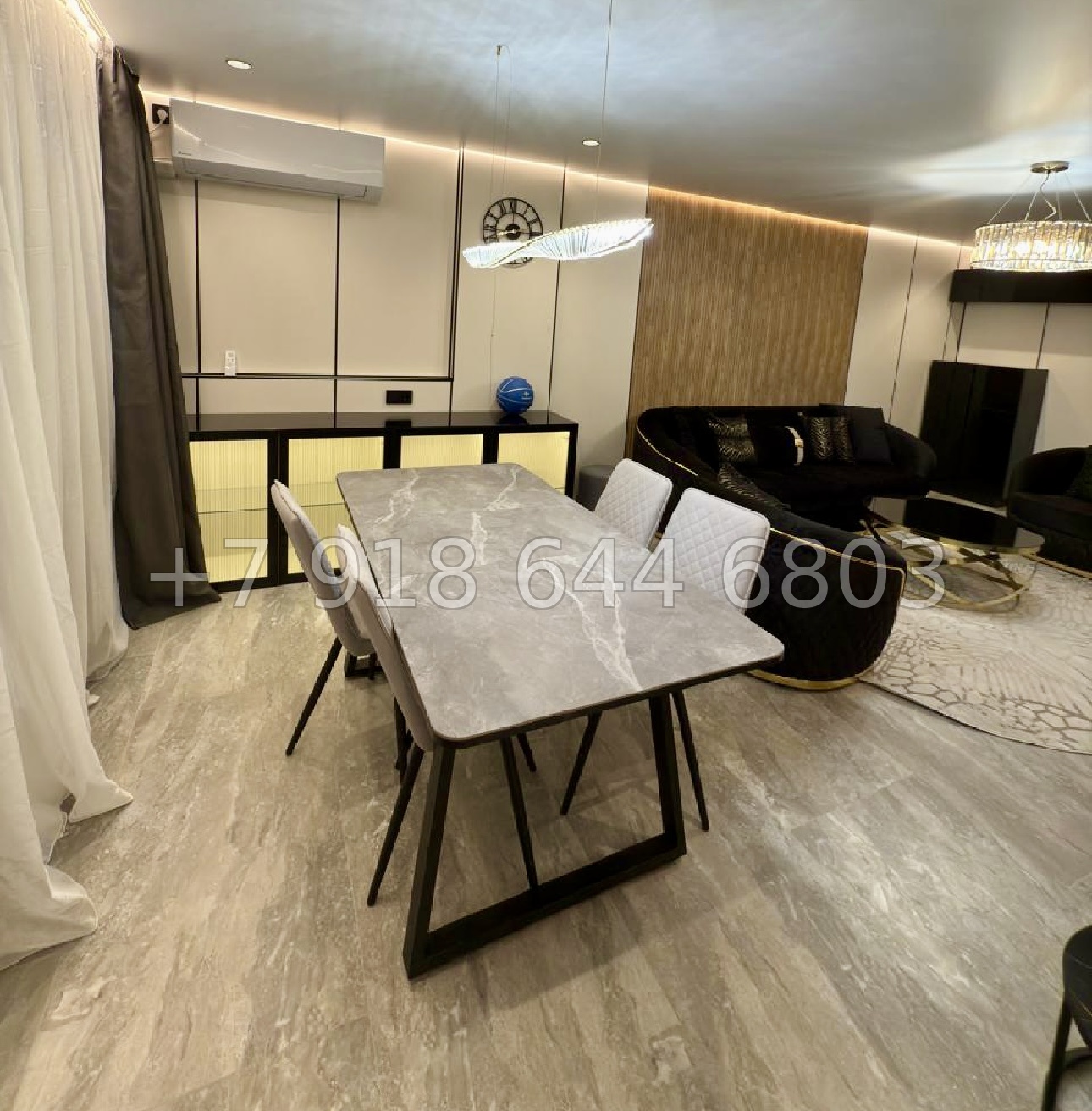 № 523 р. Трёхкомнатная квартира в центре города Сочи  - миниатюра 4