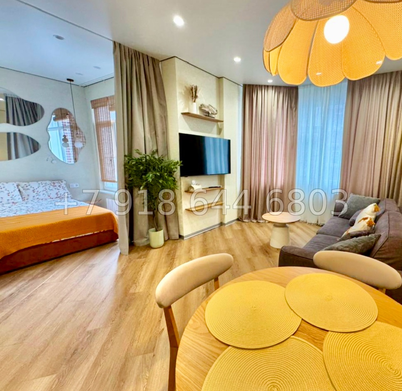 № 187 р. Квартира с хорошим ремонтом в Адлере  - миниатюра 1