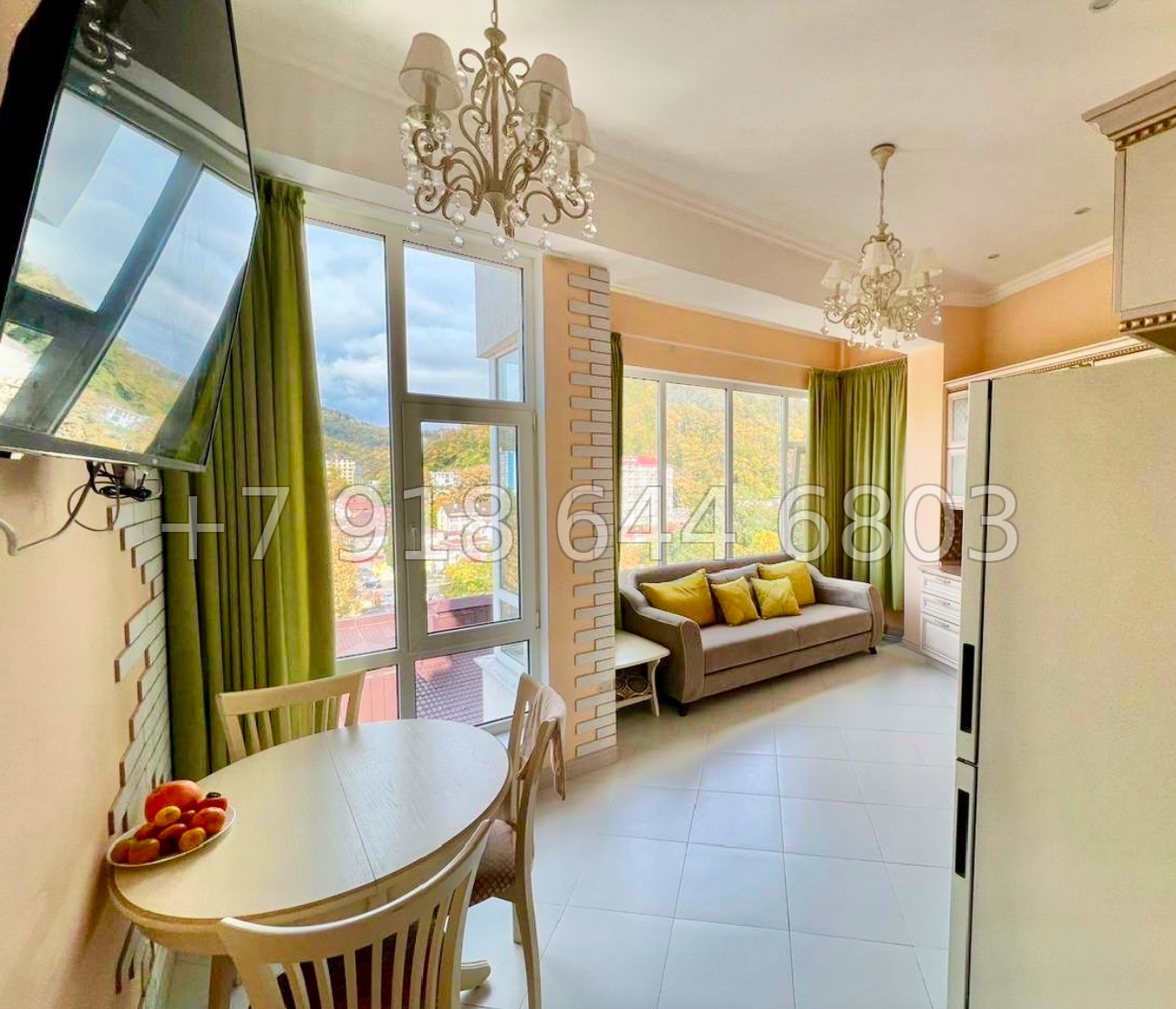 № 380 р. Квартира в Сочи Дагомыс ЖК Айсберг  - миниатюра 7