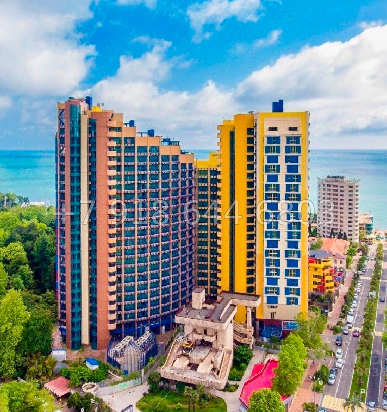 № 6е. Квартира в центре Сочи у Дендрария в ЖК Новая Александрия Сочи - миниатюра 1