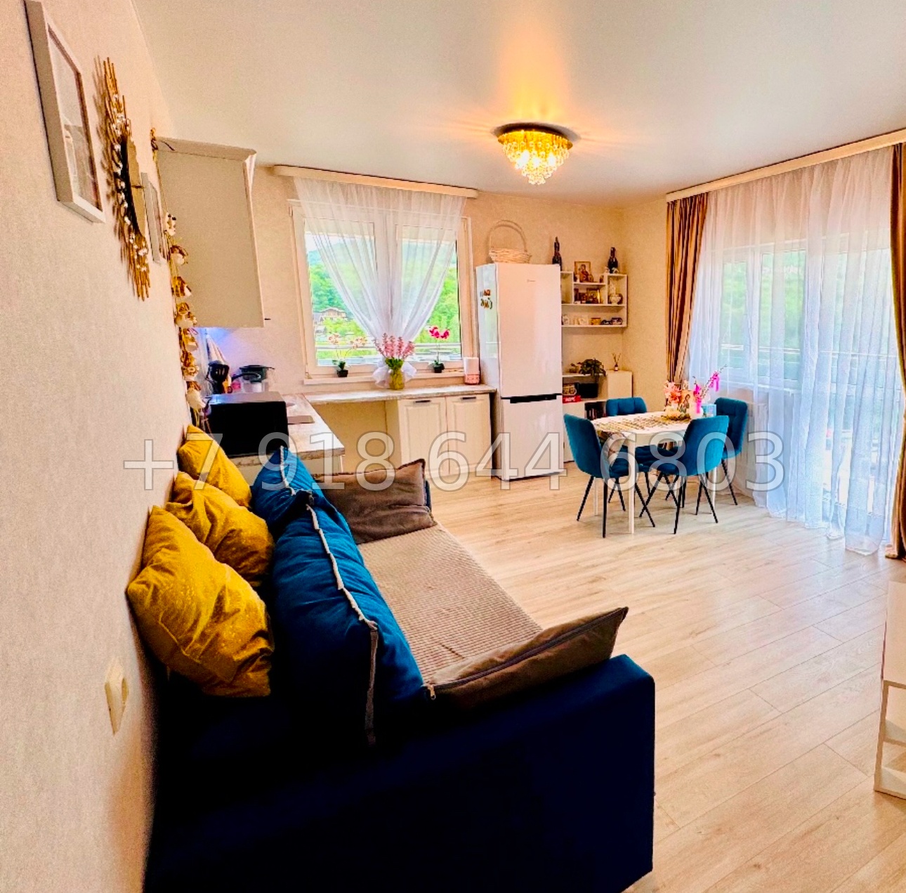 № 65р. Квартира с ремонтом в Сочи ЖК Дагомыс Каньон 2 - миниатюра 2