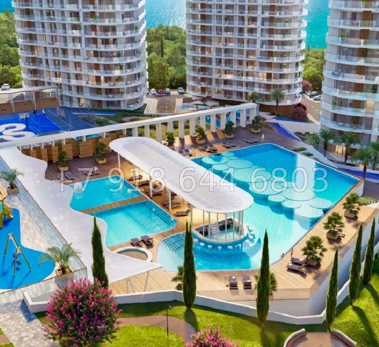 № 2ю. Алушта. Выгодные апартаменты АК Крымская Резиденция  - миниатюра 36