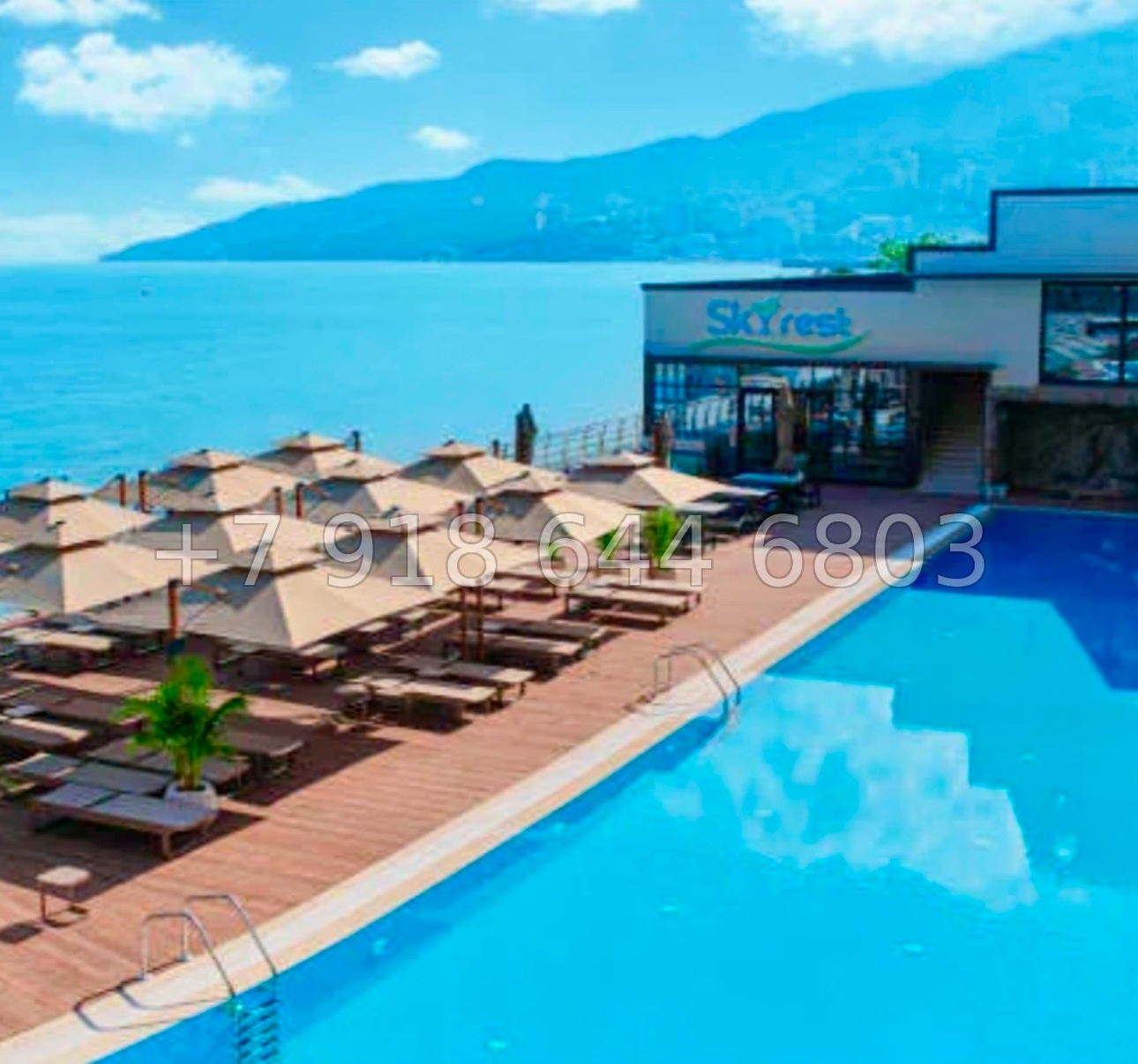 № 54 г. Центр Ялты. АК Sky Plaza 3. Апартаменты на море - миниатюра 1