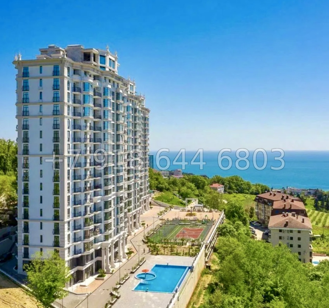 № 38р. Квартира с хорошим ремонтом в квартире ЖК Меркато Сочи  - миниатюра 11