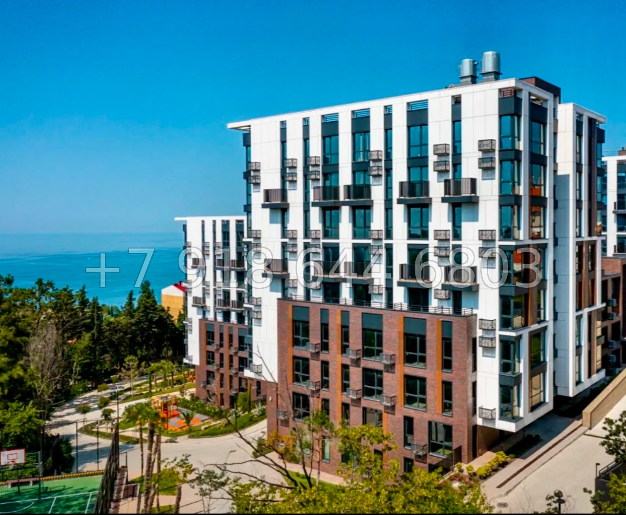 № 29 ш. Трёхкомнатные апартаменты в АК Моравия Сочи  - миниатюра 26