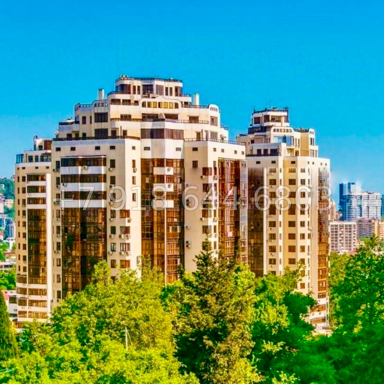 № 14р. Квартира у парка Ривьера в центре города Сочи  - миниатюра 14