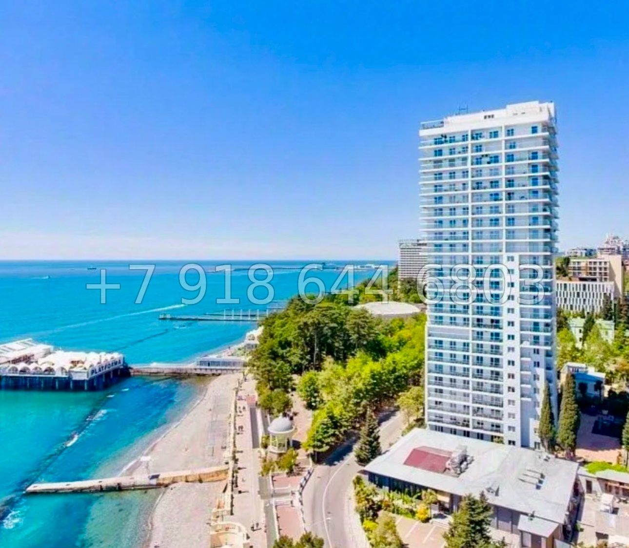 № 43 е. Квартира в ЖК Панорама Парк Сочи  - миниатюра 1