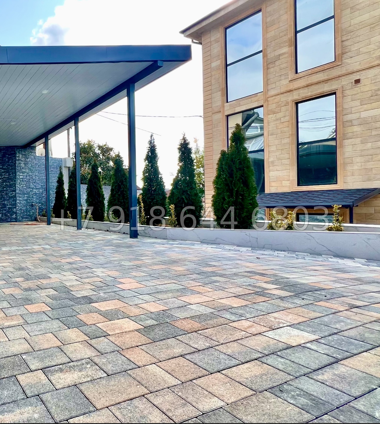 № 21 Б. Два дома с бассейном в Адлере  - миниатюра 3