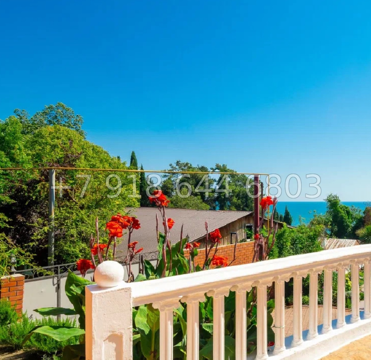 № 198 Б. Дом с ремонтом и мебелью. Вид на море. Сочи Хоста  - миниатюра 3