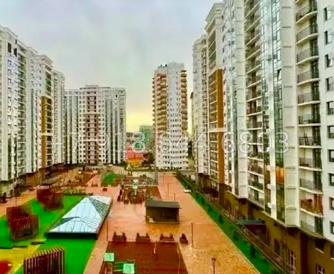 № 54 р. Трёхкомнатная Роскошная квартира в центре Сочи ЖК Альпийский квартал  - миниатюра 28