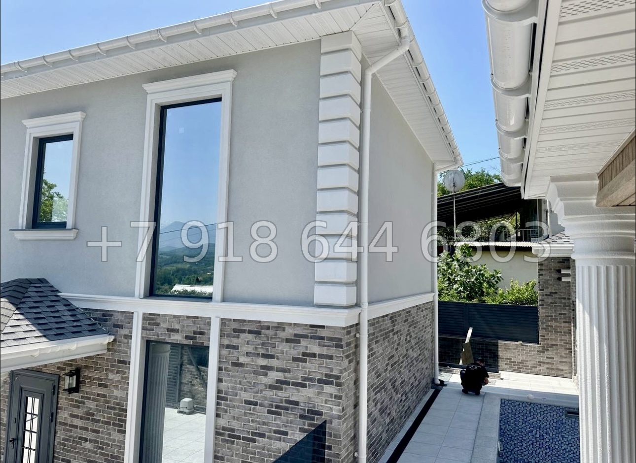 № 116 Б. Дом с бассейном в Адлере  - миниатюра 11