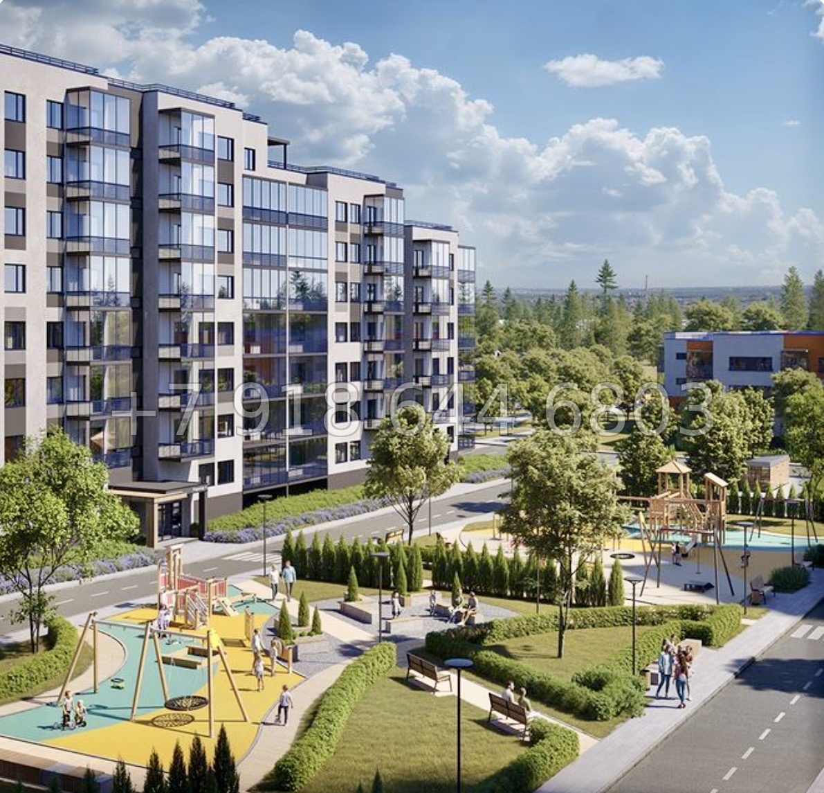 № 91 в. Метро Парнас. ЖК Финский квартал.  - миниатюра 5