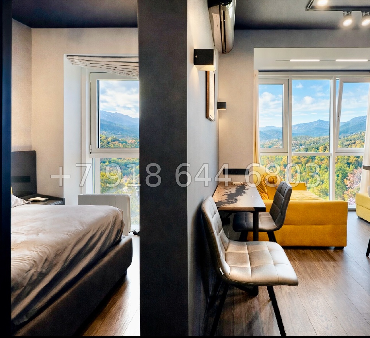 № 153 р. Однокомнатная квартира в ЖК Сочи Парк. Редкая планировка  - миниатюра 8