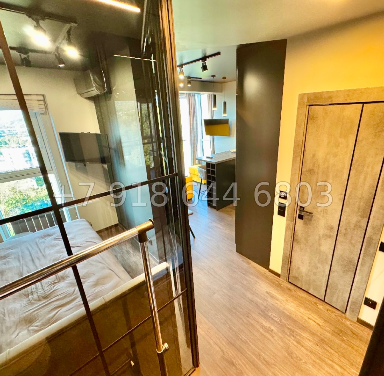 № 153 р. Однокомнатная квартира в ЖК Сочи Парк. Редкая планировка  - миниатюра 21