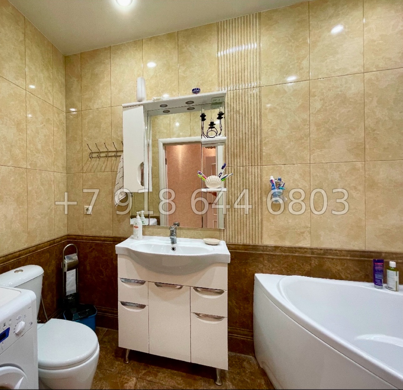 № 240 р. Трёхкомнатная Квартира в Сочи ЖК Бригантина  - миниатюра 17